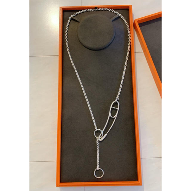 優れた品質 Hermes - ロングネックレス シェーヌダングルパンク