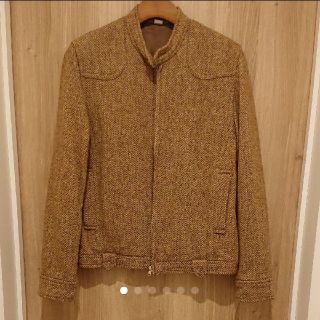 ザラ(ZARA)のヴィンテージ！ 古着屋購入 チェック 茶系 ブラウン ジャケット ブルゾン(ブルゾン)