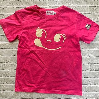 フジヤ(不二家)のペコちゃんＴシャツ　130 ピンク　USED(Tシャツ/カットソー)