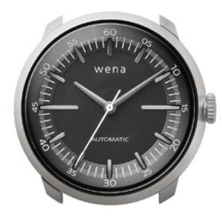 ソニー(SONY)のwena wrist Mechanica ヘッドとレザーバンド(腕時計)