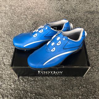 フットジョイ(FootJoy)の【ざっきー様】FOOTJOY EXL ブルー 26.5cm 新品(シューズ)