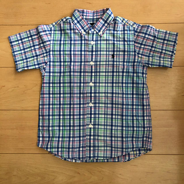 Ralph Lauren(ラルフローレン)のラルフローレン　半袖シャツ　120センチ キッズ/ベビー/マタニティのキッズ服男の子用(90cm~)(Tシャツ/カットソー)の商品写真