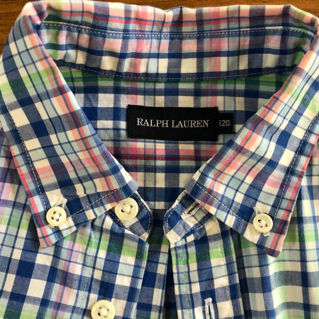 Ralph Lauren(ラルフローレン)のラルフローレン　半袖シャツ　120センチ キッズ/ベビー/マタニティのキッズ服男の子用(90cm~)(Tシャツ/カットソー)の商品写真