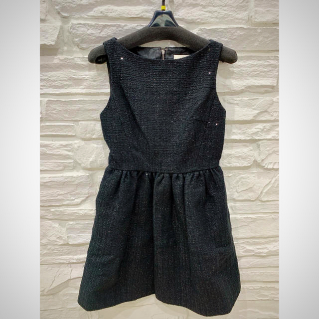 ミニワンピース 新品 ケイトスペード ツイード ワンピース