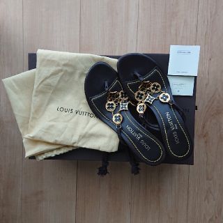 ルイヴィトン(LOUIS VUITTON)の【希少品】ルイヴィトン  ミュール  サンダル  37(ミュール)