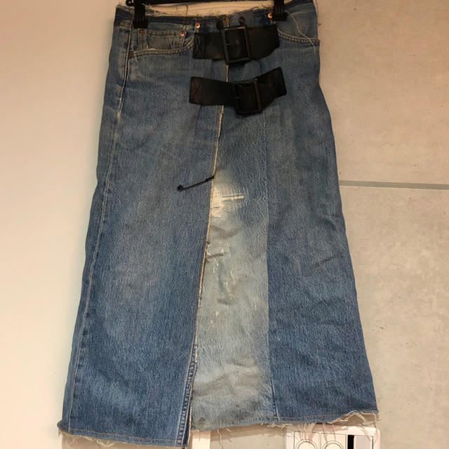 Needles(ニードルス)のニードルスデニムスカート レディースのスカート(ロングスカート)の商品写真