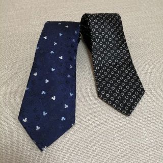 スーツカンパニー(THE SUIT COMPANY)のメンズ☆ミッキーデザインネクタイ2本セット(ネクタイ)