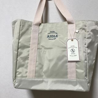 エーグル(AIGLE)の新品　タグ付 エーグル ベージュ トートバッグ(トートバッグ)