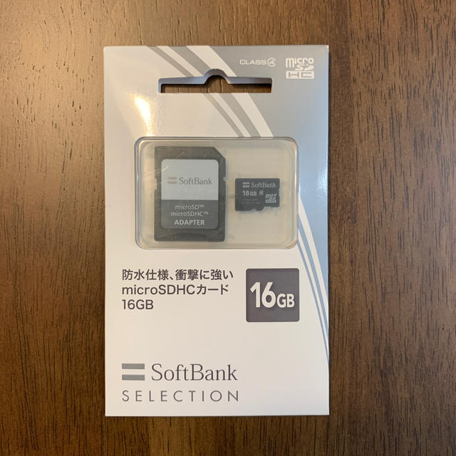 Softbank(ソフトバンク)のmicroSDHCカード 16GB スマホ/家電/カメラのスマホ/家電/カメラ その他(その他)の商品写真