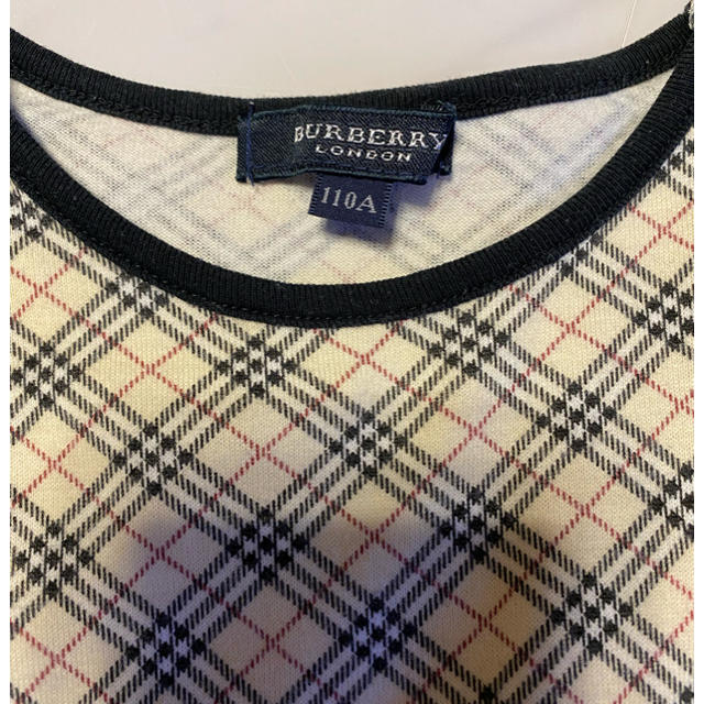 BURBERRY(バーバリー)のBurberry メッシュワンピースとTシャツ　ショートパンツのセット キッズ/ベビー/マタニティのキッズ服女の子用(90cm~)(ワンピース)の商品写真