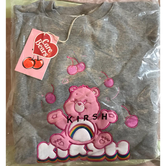 CareBears(ケアベア)の【新品】Kirsh ケアベアレインボースウェットシャツ グレー レディースのトップス(トレーナー/スウェット)の商品写真