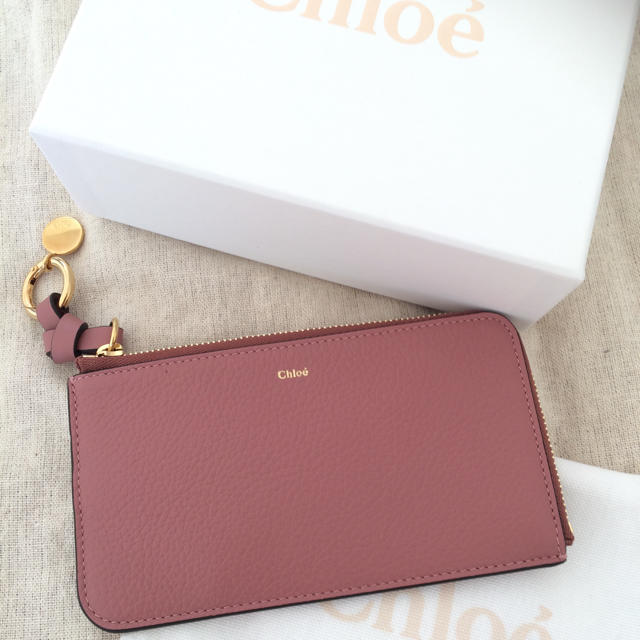 Chloe(クロエ)のChloe マルチカードケース♡Rusty Pink♡キーリング付き レディースのファッション小物(コインケース)の商品写真