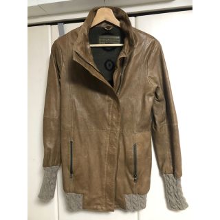 【美品】Ben’mbarek ベンバレック レザーコート(ロングコート)