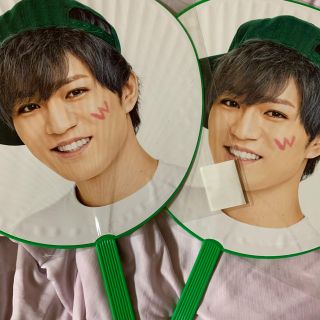 ジャニーズウエスト(ジャニーズWEST)の神山智洋 うちわ (アイドルグッズ)