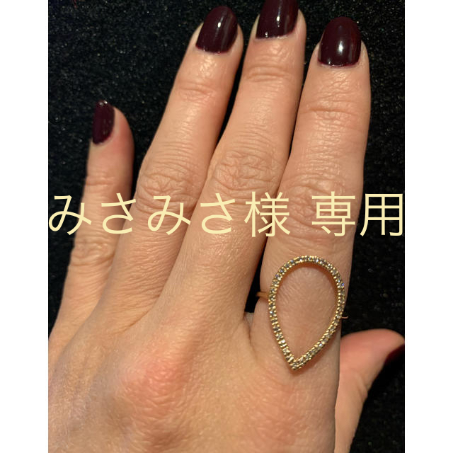 K10 0.18カラットダイヤモンドリング レディースのアクセサリー(リング(指輪))の商品写真