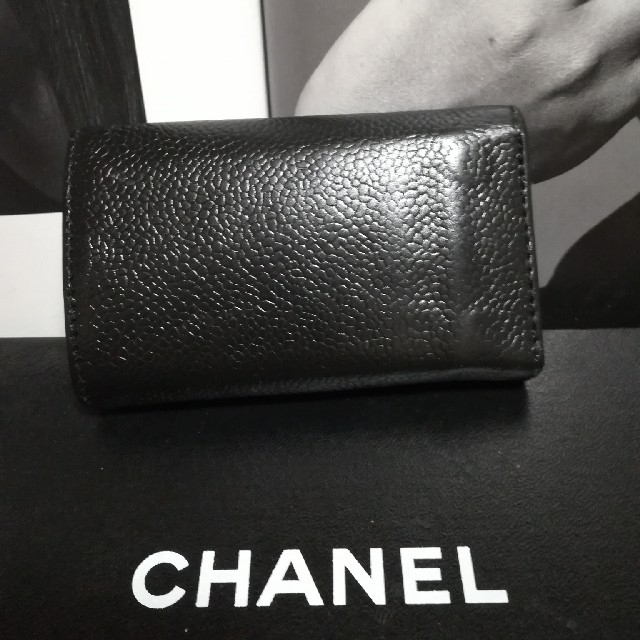 CHANEL⭐デカココキーケース黒