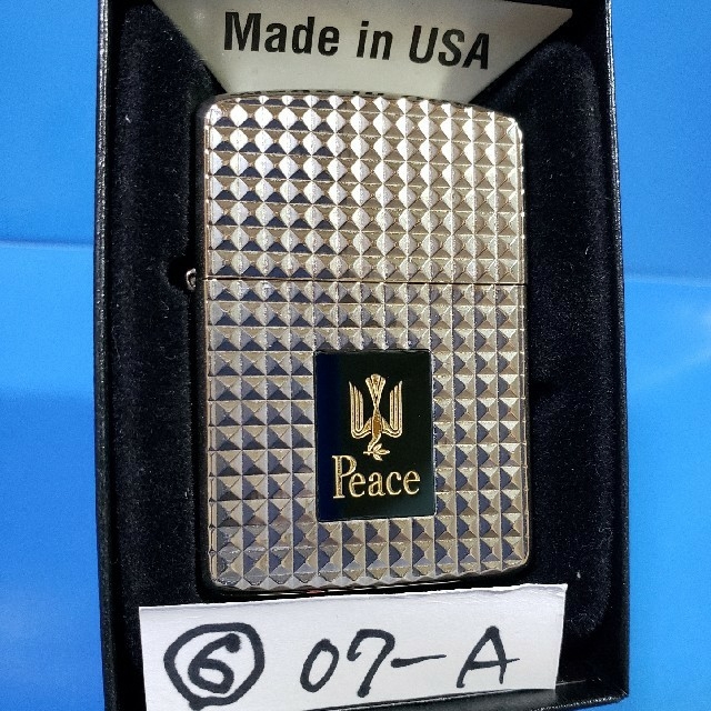 ZIPPO - ⑥貴重なコレクション❤07A`Zippoアーマー❤THE PEACE❤送料