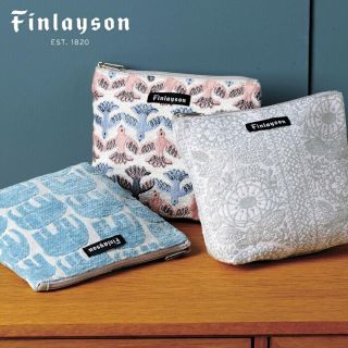 北欧 Finlayson フィンレイソン 舟形ポーチ 化粧ケース　(ポーチ)