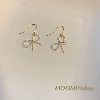 人気リボンピアス(ピアス)