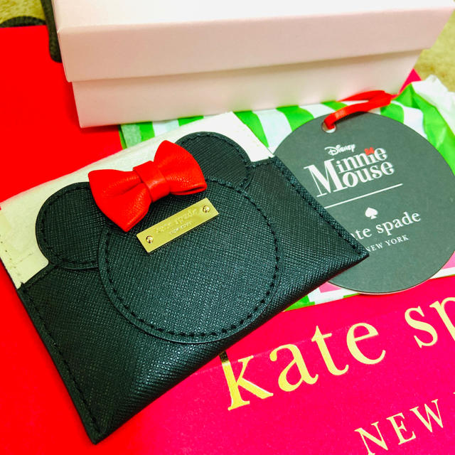 kate spade new york(ケイトスペードニューヨーク)の新品未使用 ケイトスペード ミニー パスケース kate spade ディズニー レディースのファッション小物(名刺入れ/定期入れ)の商品写真