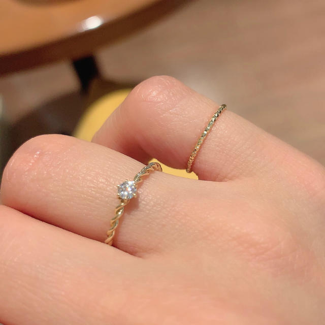 オレフィーチェ♡ダイヤモンドリング レディースのアクセサリー(リング(指輪))の商品写真