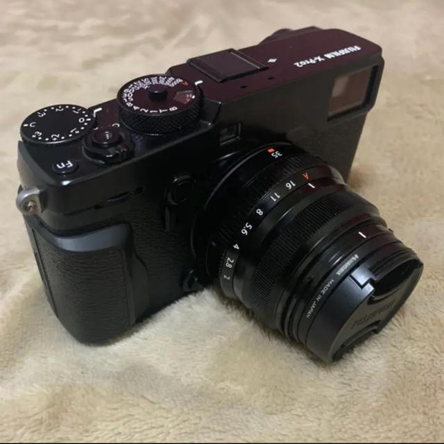 富士フイルム(フジフイルム)のX-PRO2 ＋ XF35mmF2 スマホ/家電/カメラのカメラ(ミラーレス一眼)の商品写真