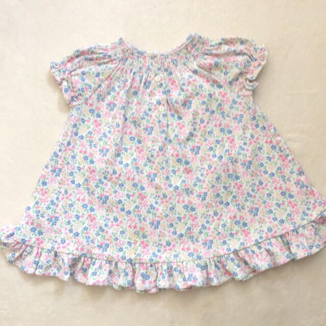 Ralph Lauren(ラルフローレン)の【美品】ラルフローレン♡小花柄ワンピース ベビー 6M キッズ/ベビー/マタニティのベビー服(~85cm)(ワンピース)の商品写真