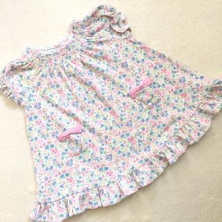 ラルフローレン(Ralph Lauren)の【美品】ラルフローレン♡小花柄ワンピース ベビー 6M(ワンピース)