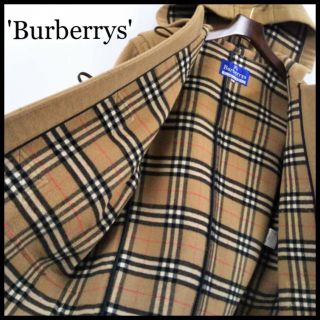 バーバリー(BURBERRY)のb12 BURBERRY バーバリー ダッフルコート キャメル ベージュ 美品(ダッフルコート)