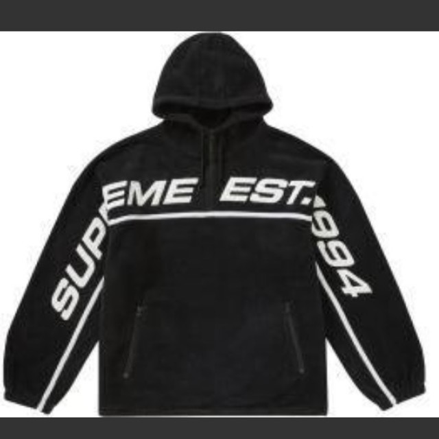 パーカーSupreme 2019 Polartec ポーラテック S ブラック