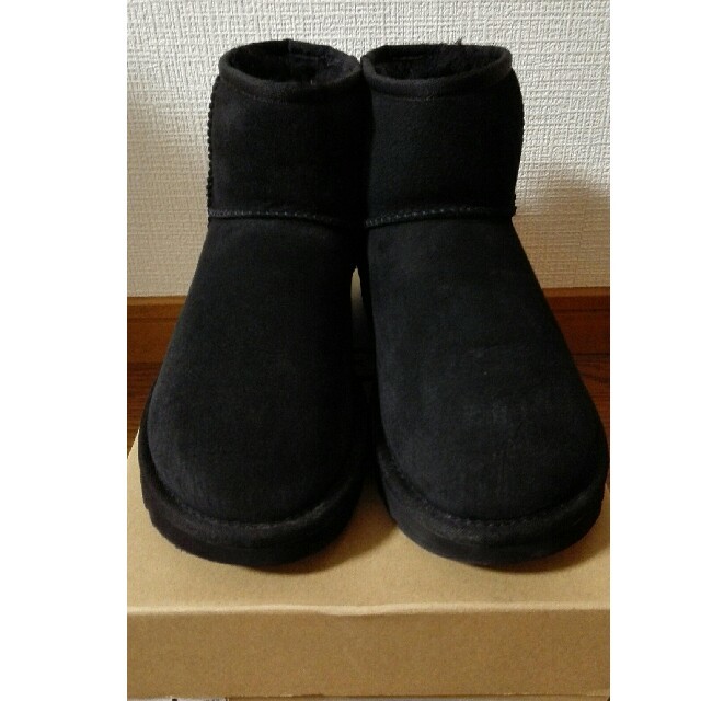 UGGムートンブーツ黒23センチクラシックミニ