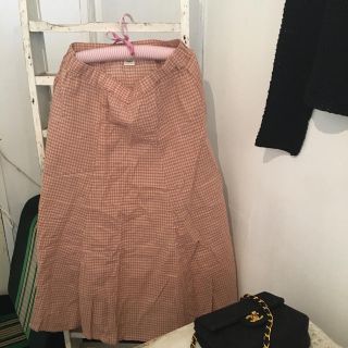 ロンハーマン(Ron Herman)の最終価格💜💗RonHerman check skirt.(ひざ丈スカート)