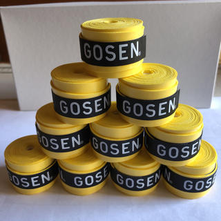 ゴーセン(GOSEN)のGOSENグリップテープ 黒2個白3個 計5個(バドミントン)