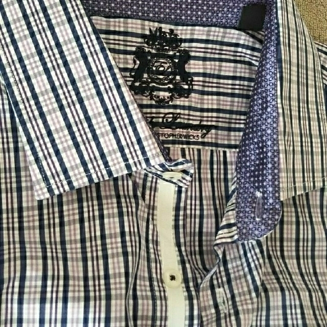 English Laundry*未使用dress shirt ﾊﾟｰﾌﾟﾙ