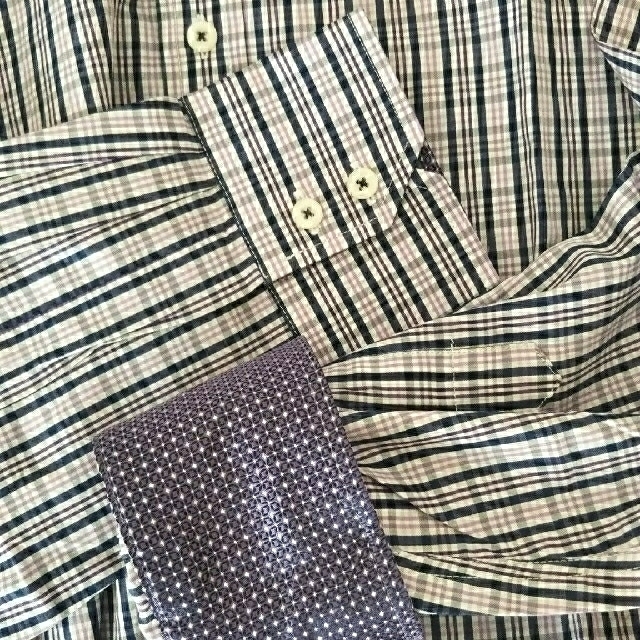 English Laundry*未使用dress shirt ﾊﾟｰﾌﾟﾙ