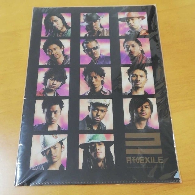 EXILE(エグザイル)のEXILE　クリアファイル エンタメ/ホビーのタレントグッズ(ミュージシャン)の商品写真