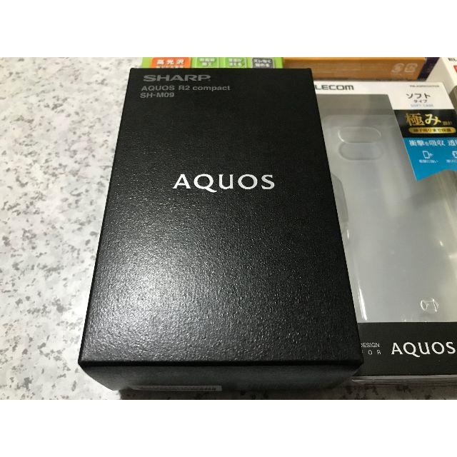 AQUOS(アクオス)の新品☆AQUOS R2 Compact SH-M09 ブラック SIMフリー スマホ/家電/カメラのスマートフォン/携帯電話(スマートフォン本体)の商品写真