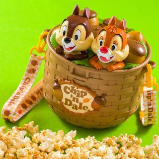 ディズニー(Disney)の値下げOKディズニー販売品チップとデールのポップコーンバケット(キャラクターグッズ)