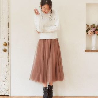 ミッシュマッシュ(MISCH MASCH)の新品♡ミッシュマッシュ♡春♡チュールスカート(ロングスカート)