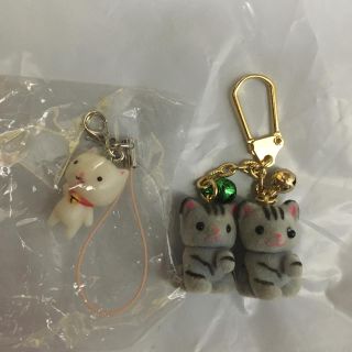 【さぁや♪様専用】猫 キーホルダー チャーム(キーホルダー)