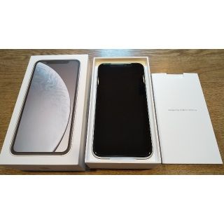 アイフォーン(iPhone)のiPhoneXR 64GB ホワイト 新品 未使用 SIMフリー(スマートフォン本体)