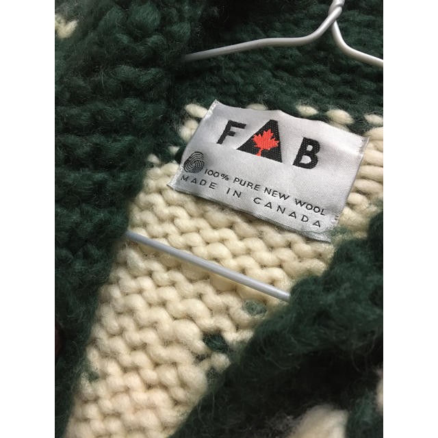 値下げしました!FAB 超レア 本物 カナダ製 カウチンセーター 値下げしました!FAB 超レア 本物 カナダ製 カウチンセーター