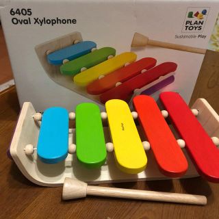 プラントイ(PLANTOYS)のプラントイ　oval xylophone6405(楽器のおもちゃ)