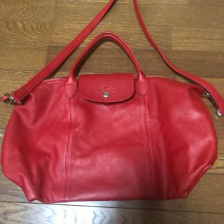 ロンシャン(LONGCHAMP)のロンシャン LONGCHAMP 2WAYショルダーバッグ レザープリアージュM(ハンドバッグ)