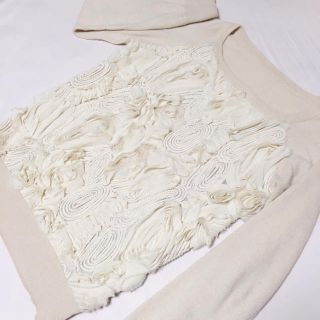 グレースコンチネンタル(GRACE CONTINENTAL)のDJ様専用♡ シフォン 刺繍 ニット(ニット/セーター)