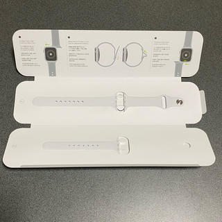 アップル(Apple)のApple Watch スポーツバンド ホワイト 40mmケース用(その他)