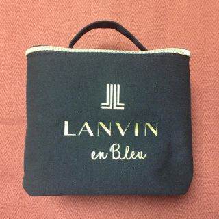 ランバンオンブルー(LANVIN en Bleu)のLANVIN バッグ  黒(トートバッグ)