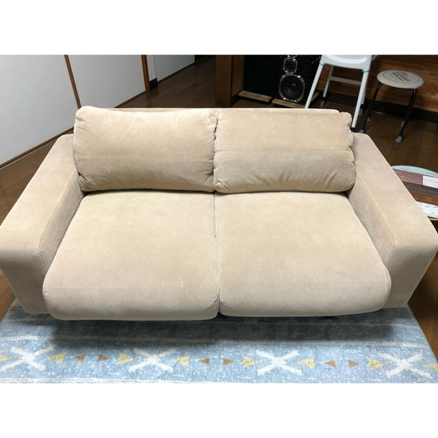 本格派ま! MUJI ✴︎無印 コーデュロイ ソファ 2シーター✴︎ - (無印