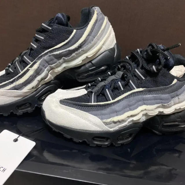 CDGHP × NIKE AirMax95 チャコールグレー　ギャルソン