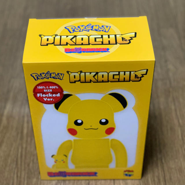 BE@RBRICK 100％ & 400ピカチュウ フロッキーver. 新品